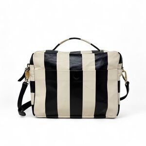 Clare V Mirabel Striped Handbag